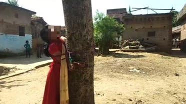 A Muslim girl was tied to a tree and flogged mercilessly by a group of villagers in India’s Bihar state earlier this week for eloping with a Hindu boy. (Times of India)