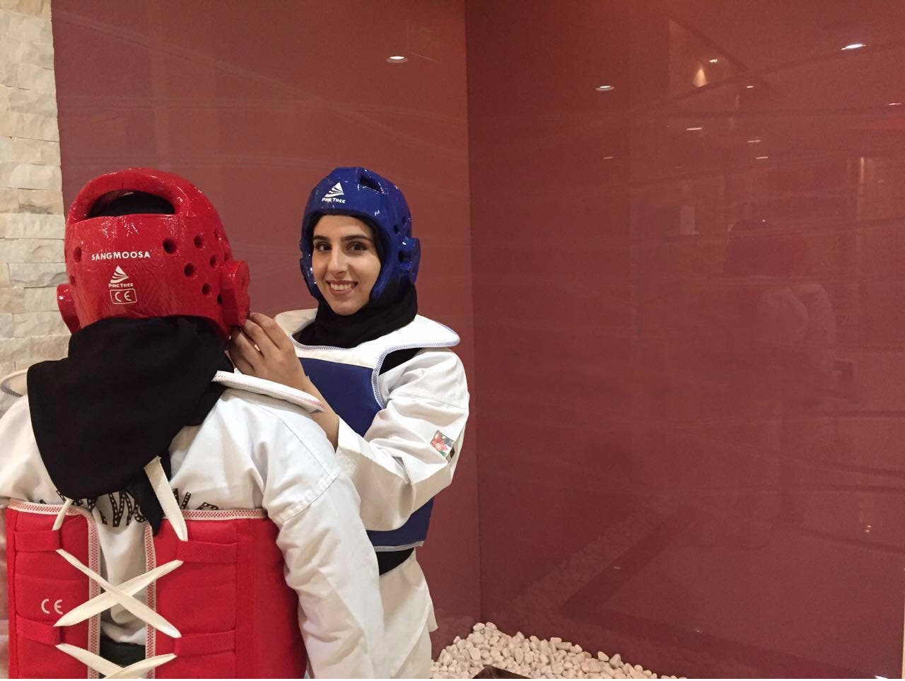 Saudi women Taekwondo. (Supplied)