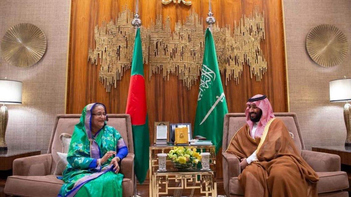 Saudi Crown Prince meets with Bangladeshi Prime Minister in Riyadh