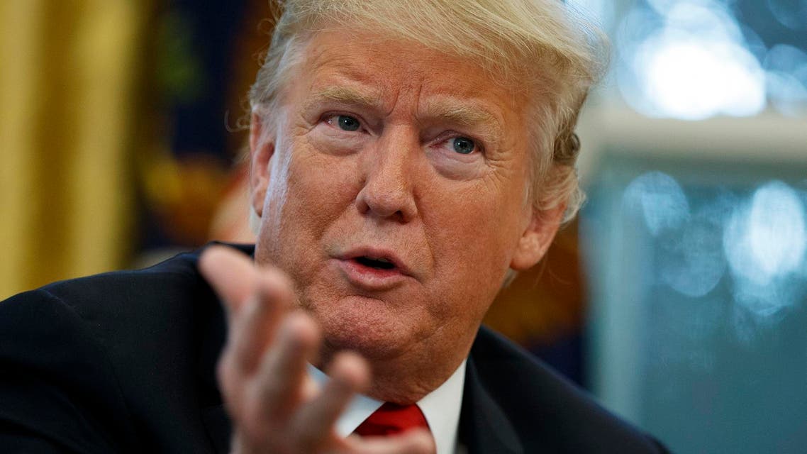 Trump said he hoped the Saudis’ own investigation of Khashoggi’s disappearance would be concluded in “less than a week.” (AP)