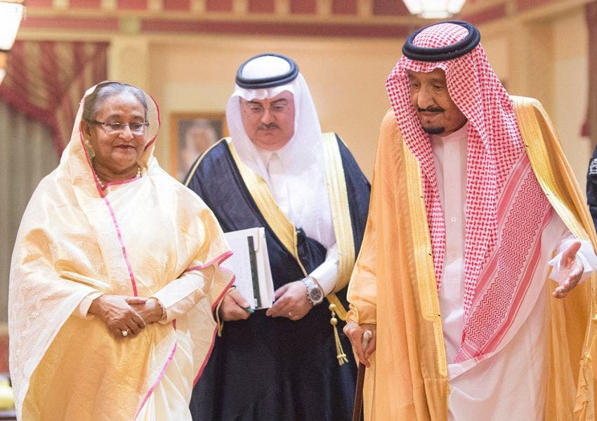 شیخ حسینہ واجد اور شاہ سلمان بن عبدالعزیز