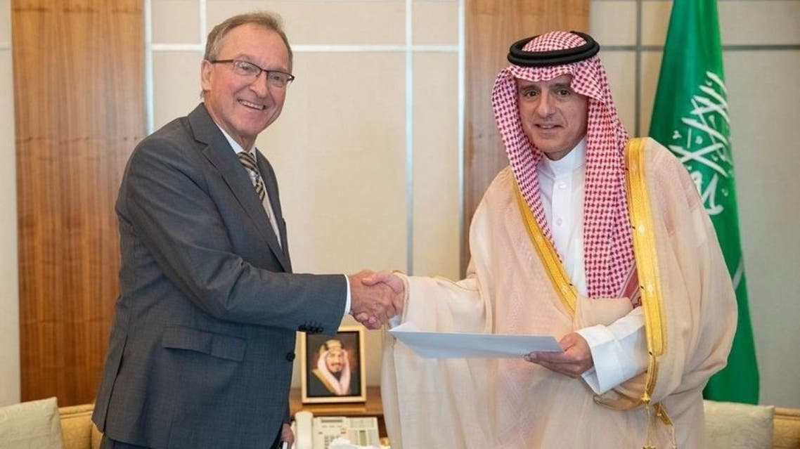 السفير الألماني لدى السعودية يسلم أوراق اعتماده للجبير