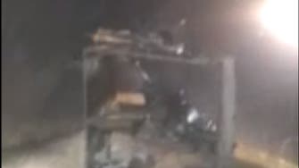 ‏‫‬بالفيديو.. الحوثيون يفجرون مسجداً في ذمار