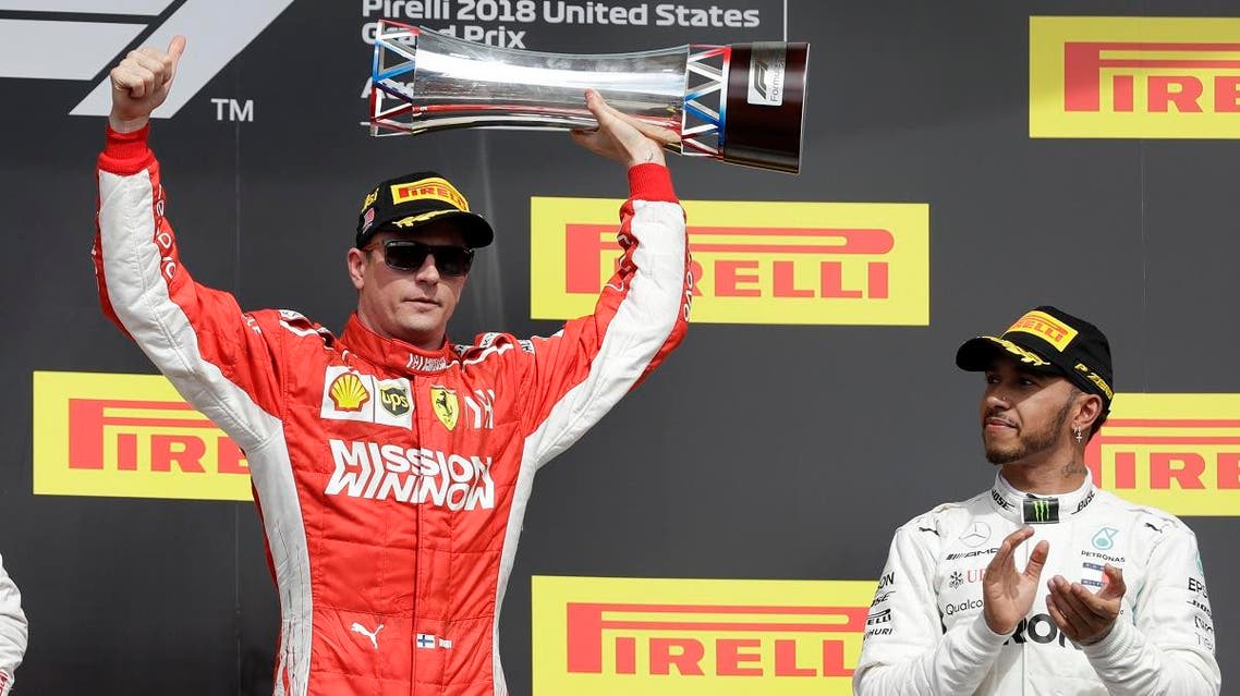 Raikkonen US grand prix (AP)