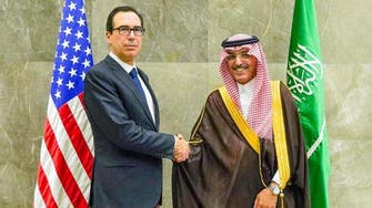 Saudi Finance Minister meets US Treasury Secretary Mnuchin