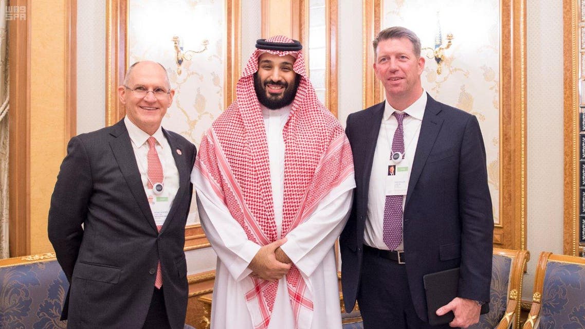 IN PICTURES: Saudi Crown Prince Mohammed meets with global business leaders