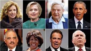 Combination photograph of political figures targeted by suspicious packages. (Reuters)
