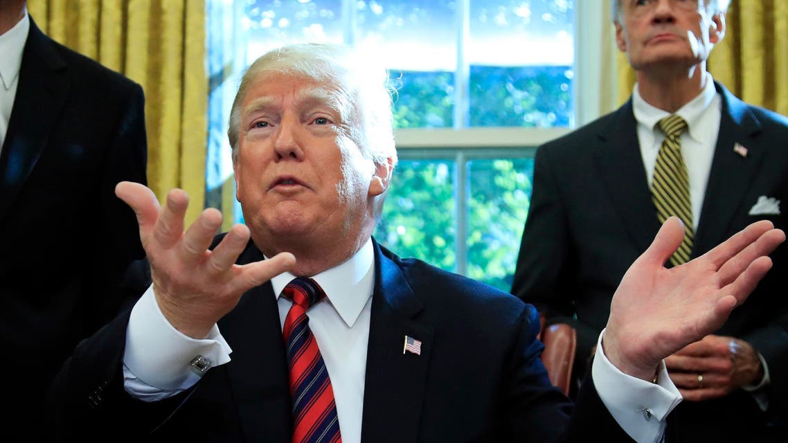 "No one should carelessly compare political opponents to historical villains, which is done, it’s done all the time," Trump said. (AP)