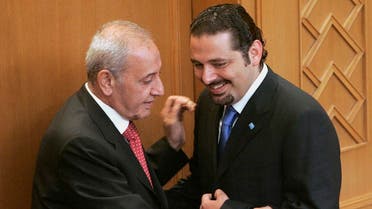 Berri and Hariri (AP)