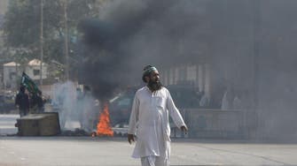 Imran Khan calls for calm as protests erupt after blasphemy verdict
