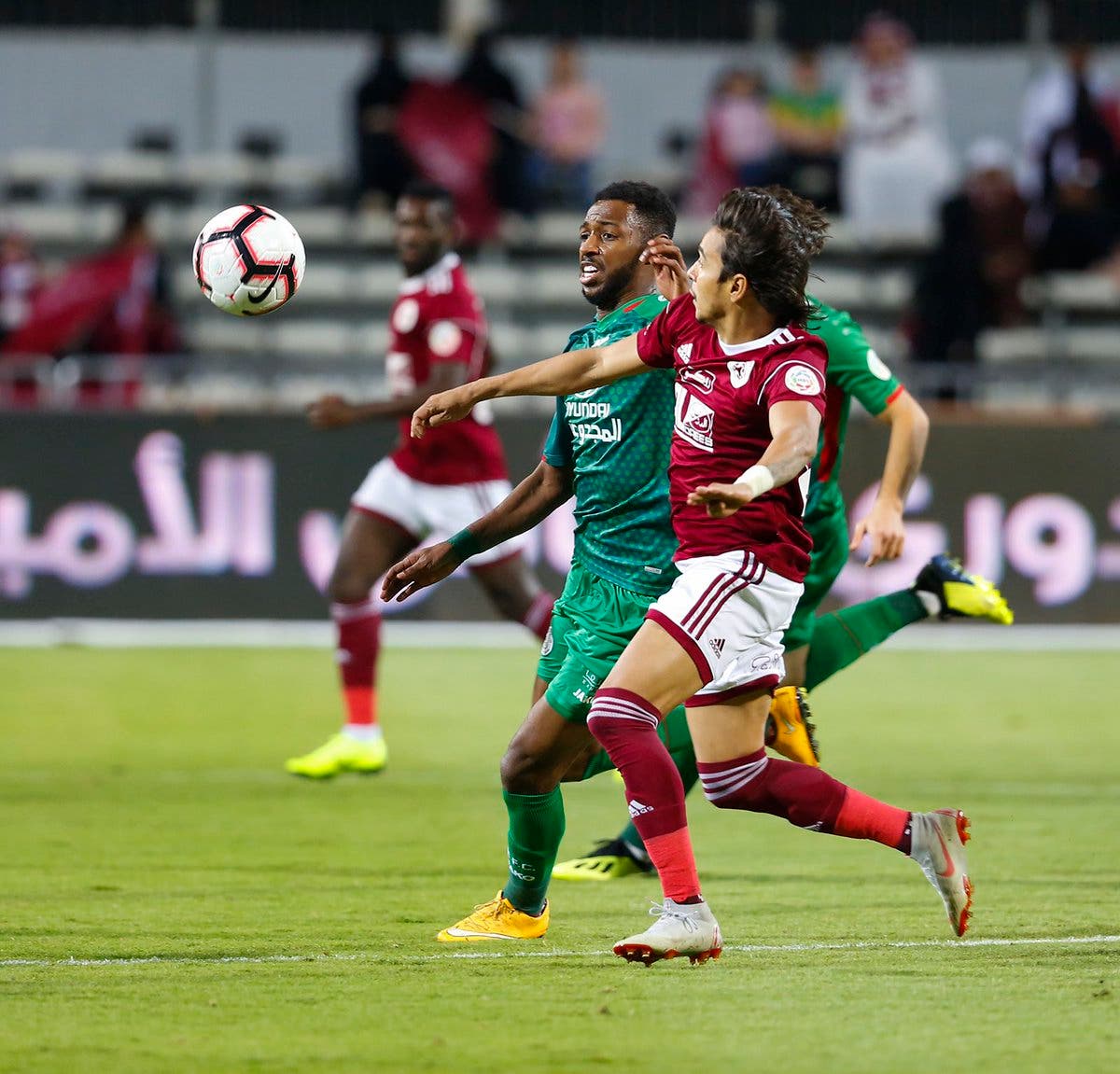 لقاء سابق بين الاتفاق والفيصلي