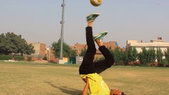 VIDEO: Pakistan football player who spreads joy via freestyling