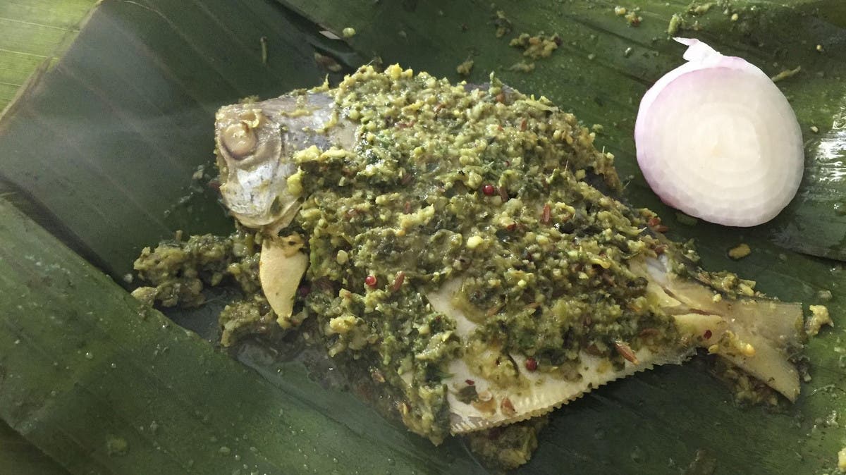 Steamed Fish In Banana Leaves Recipe - NDTV Food