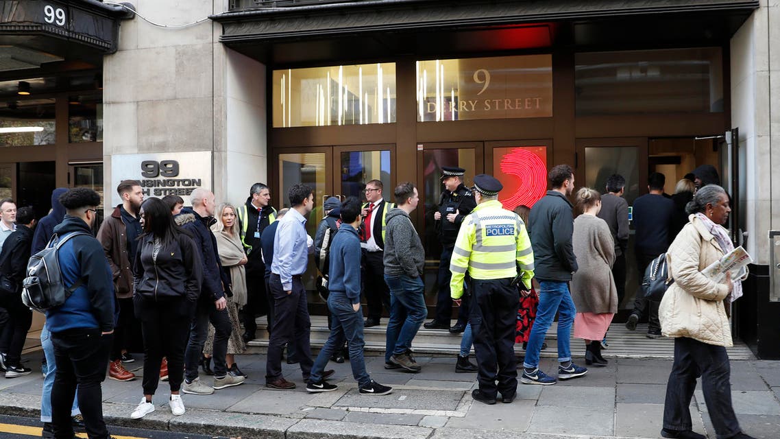 double-stabbing in Sony Music HQ London (AP)