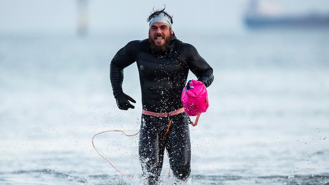 Edgley britan swimmer. (AP)