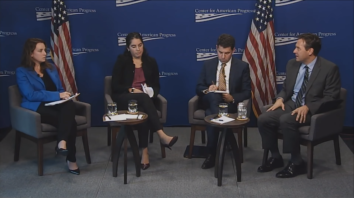 Karen Young, a resident scholar at the American Enterprise Institute (AIE), at a recent panel discussion. (Supplied)