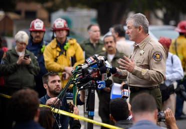 Ventura County Sheriff Geoff Dean speaks to reporters near the scene in Thousand Oaks, California. (AP)