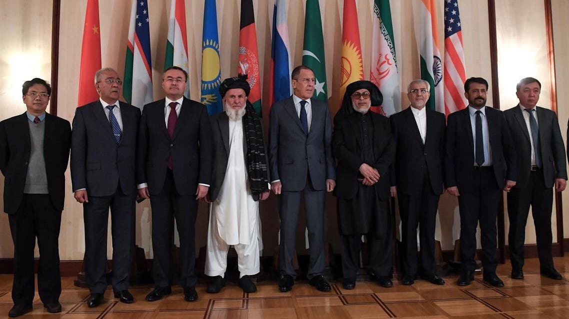 Afghan peace talks in Russia (AFP)