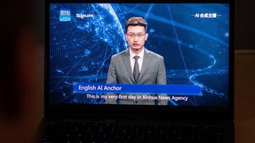 China AI anchors. (AFP)