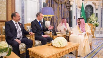 Saudi king receives British PM’s special envoy