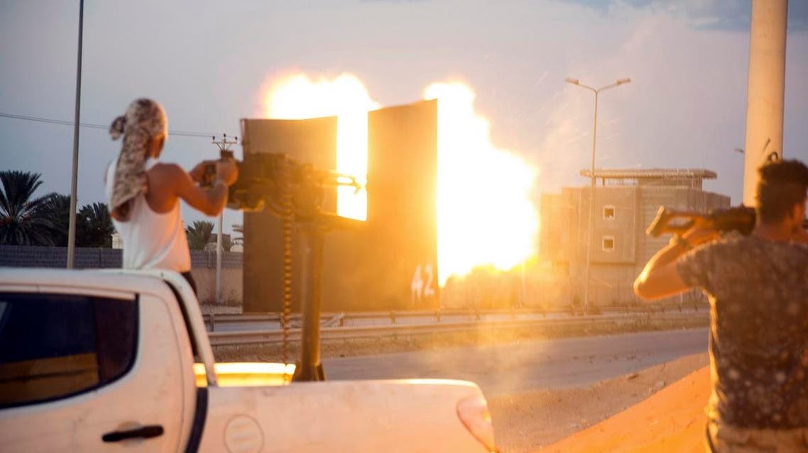 Libya Tripoli clashes. (AP)