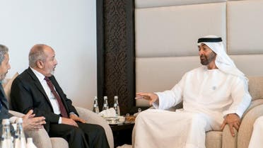 Abu Dhabi Crown Prince and Abdul Wahab Ahmad al-Anisi (Supplied)