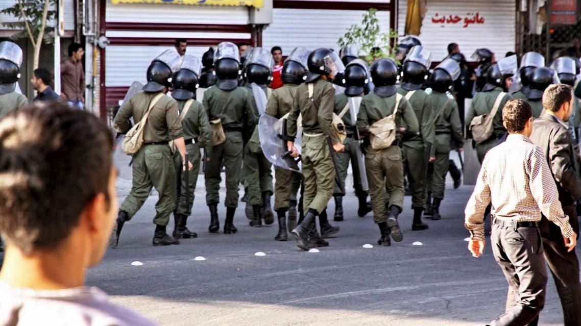 IRAN PROTEST SECURITY (AP)
