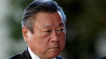 Japan's new Olympic Minister Sakurada arrives at Prime Minister Shinzo Abe's official residence in Tokyo. (File photo: Reuters)