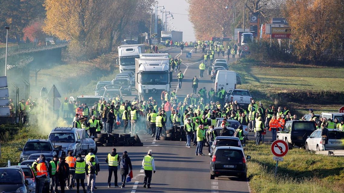 France fuel proices protest. (Reuters)