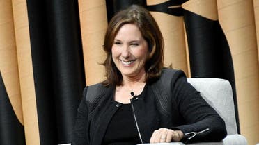 Producer/president at Lucasfilm, Kathleen Kennedy, speaks onstage during "Inside the House of Disney" at the Vanity Fair New Establishment Summit at Yerba Buena Center for the Arts on October 19, 2016. (AFP)
