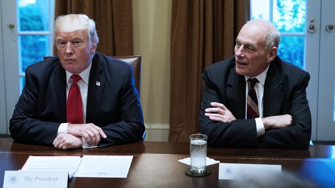 Trump and Kelly (AFP)