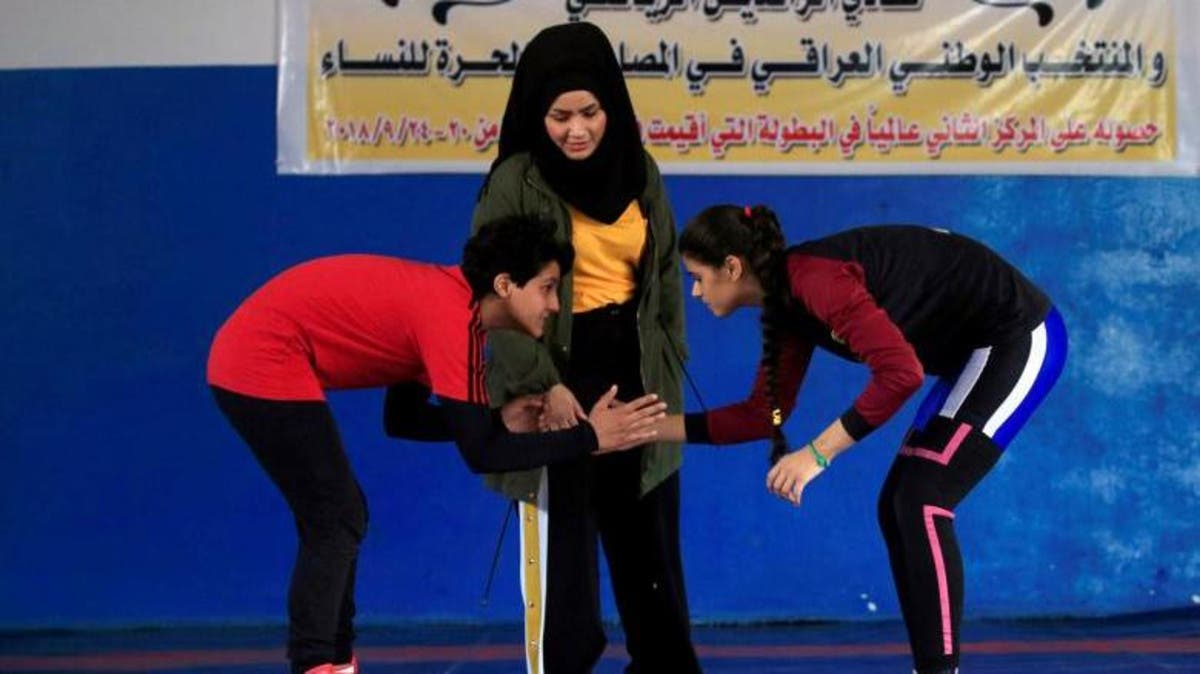 Grappling with taboos, Iraqi women join wrestling squad