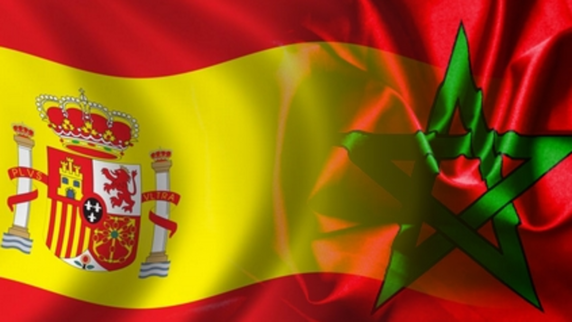 علم المغرب واسبانيا