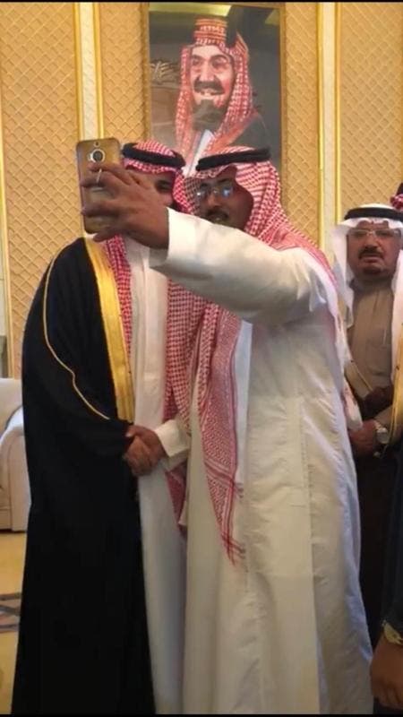 Saudi Crown Prince Mohammed bin Salman meets with Tabuk residents