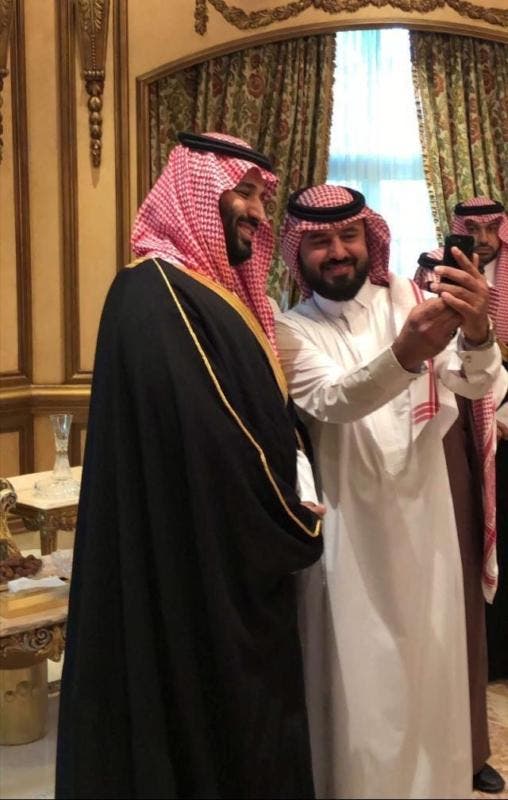 Saudi Crown Prince Mohammed bin Salman meets with Tabuk residents