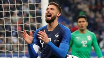 Giroud penalty gives France win over Uruguay, Mbappe injured