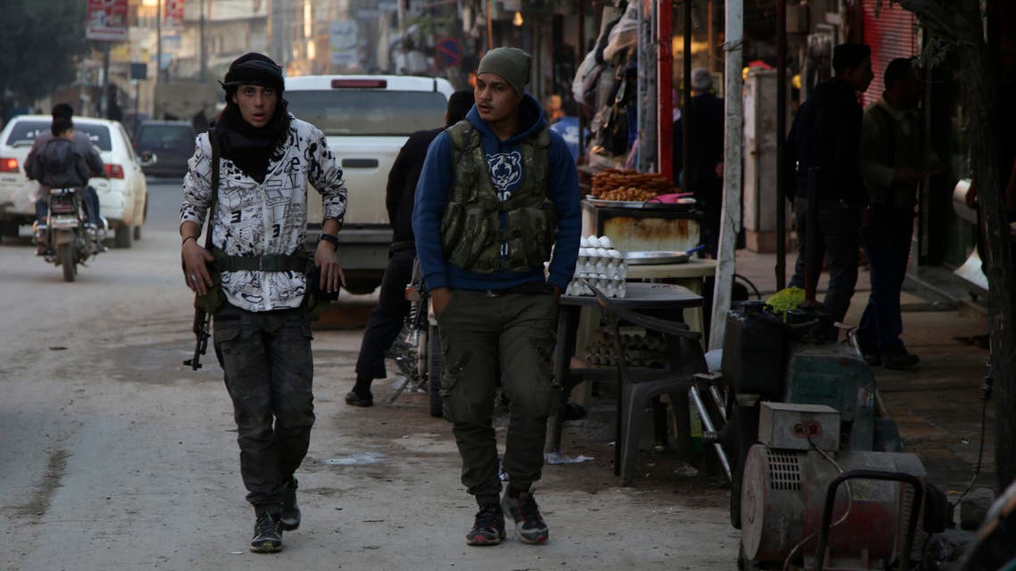فصائل مسلحة مدعومة من أنقرة في عفرين (فرانس برس 19 نوفمبر 2018)
