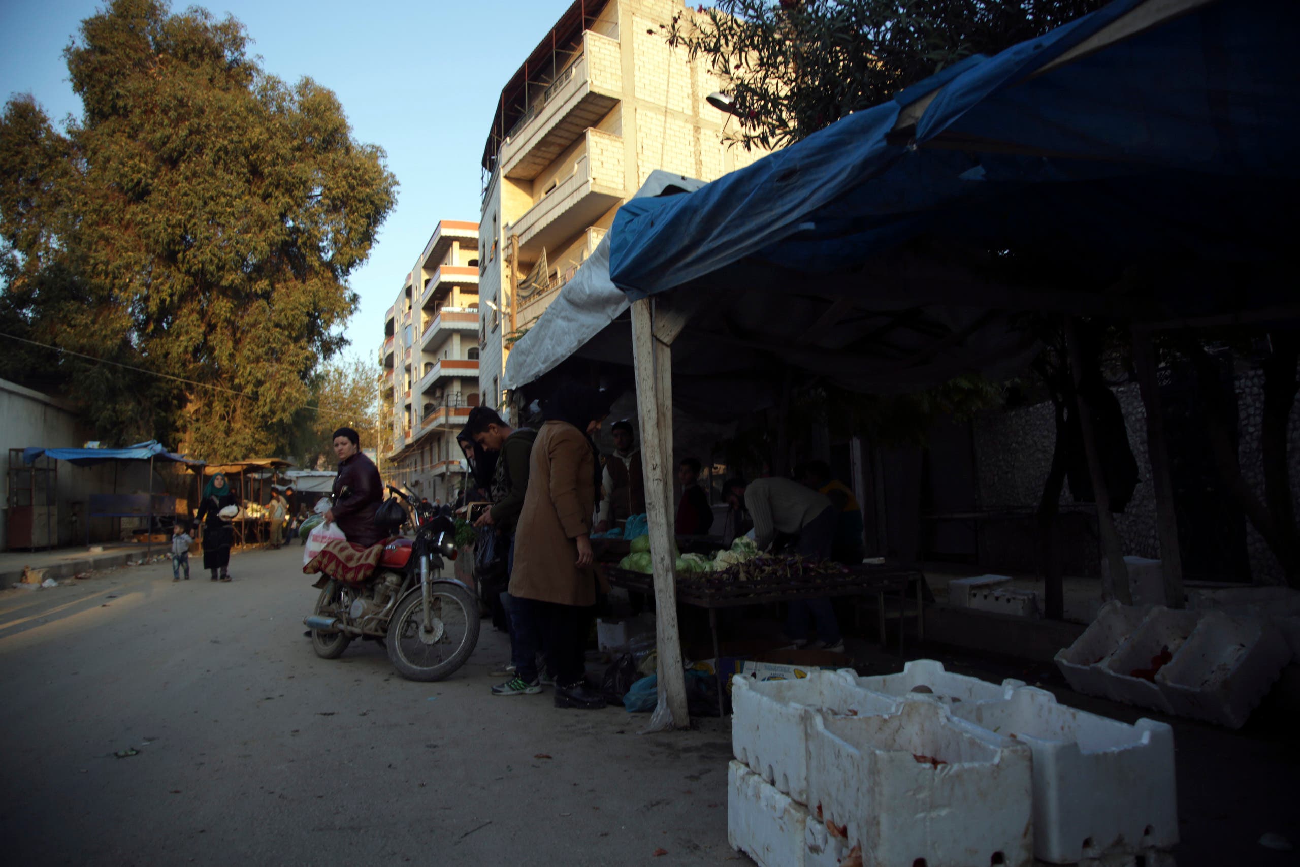 من مدينة عفرين (فرانس برس أرشيفية)