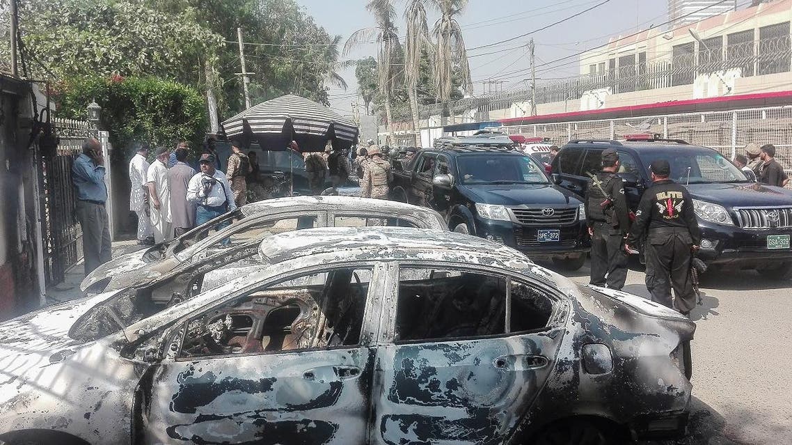 Pakistan China consulate attack (AFP)