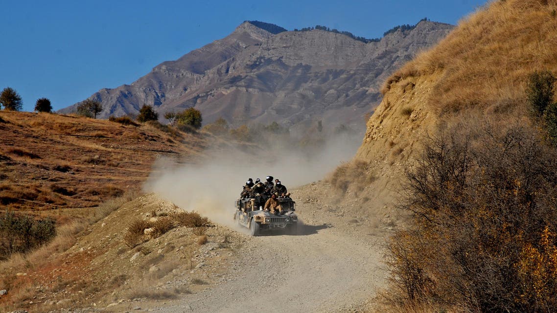 on November Pakistani Taliban militants patrol on a humvee during a patrol in Mamouzai area of Orakzai Agency26, 2008. Hakeemullah, a Pakistani Taliban commander, has vowed to increase attacks on NATO and US forces in Afghanistan and block their supply lines through Pakistan's tribal areas. AFP PHOTO/Tariq MAHMOOD