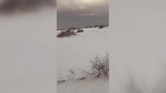 VIDEO: Snow blankets several northern Saudi cities like al-Jouf, Tabuk