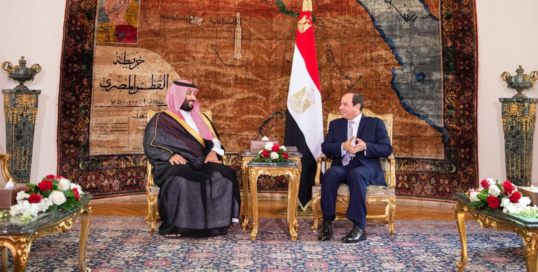 Saudi crown prince and sisi. (SPA)d