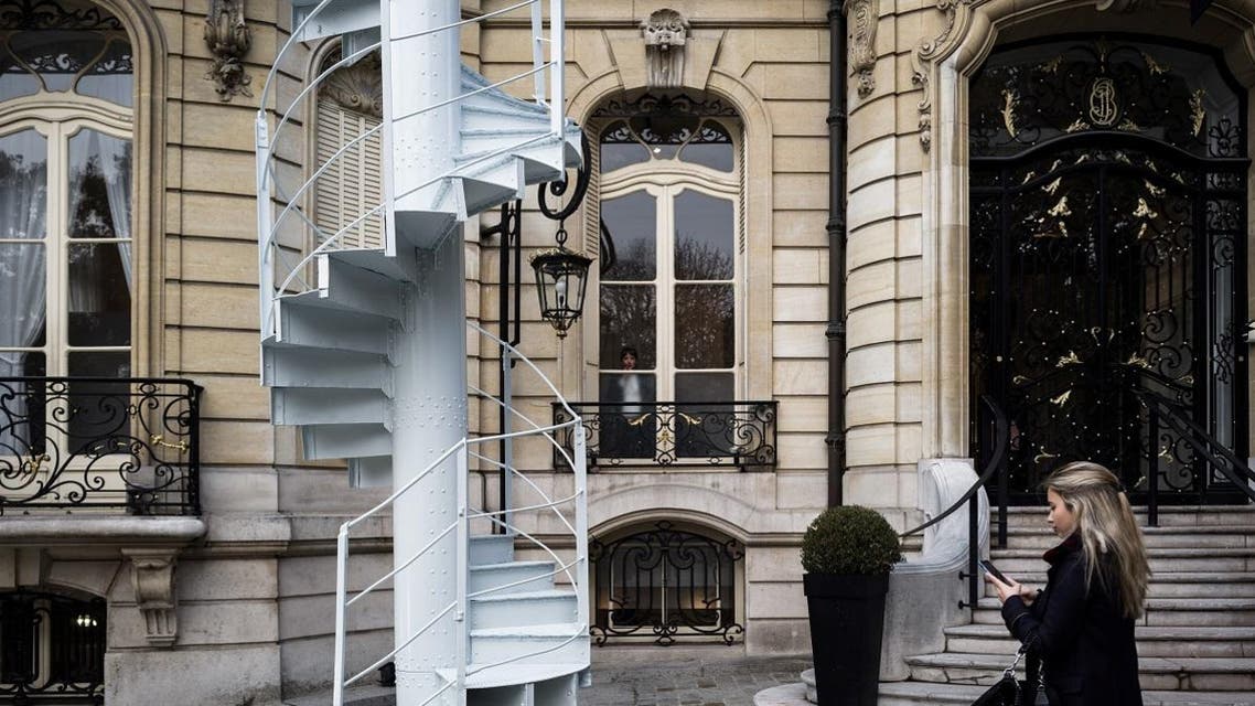 Eiffel Tower stairs. (AFP)