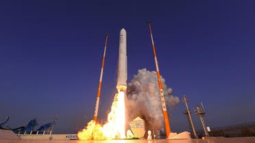 South Korea rocket launch. (AFP)