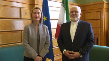 On Wednesday, Federica Mogherini met Iranian foreign minister in Geneva. (Reuters)