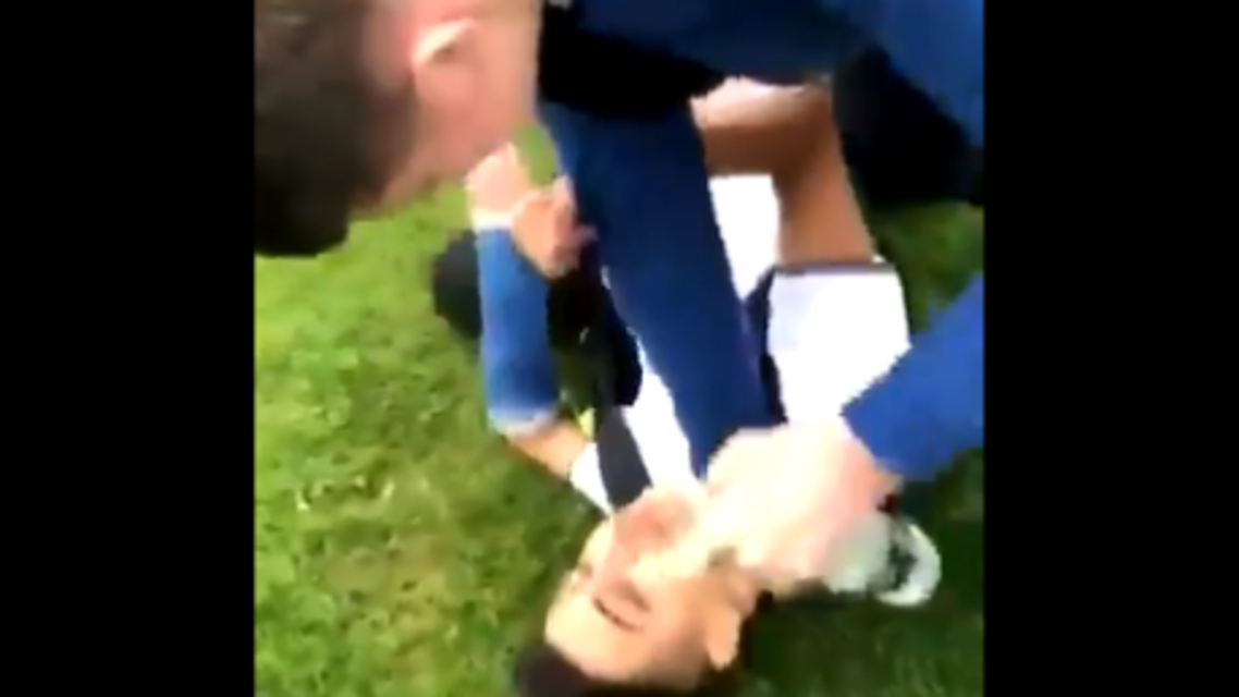 Bullying in London. (Screengrab)