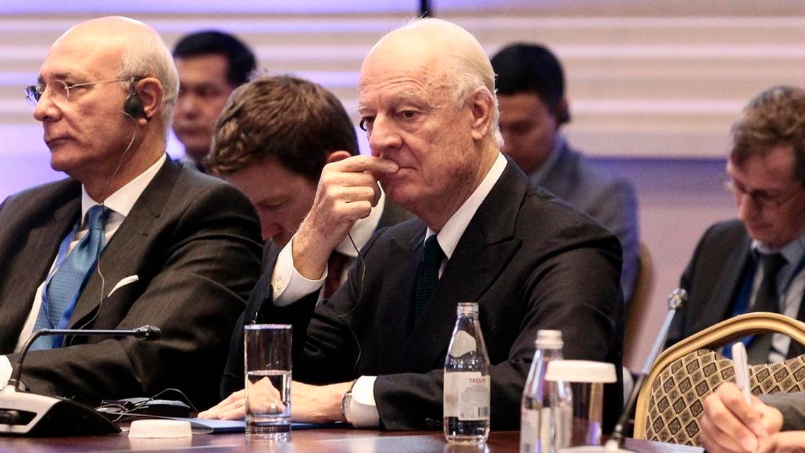 UN Special Envoy for Syria Staffan de Mistura (AFP)