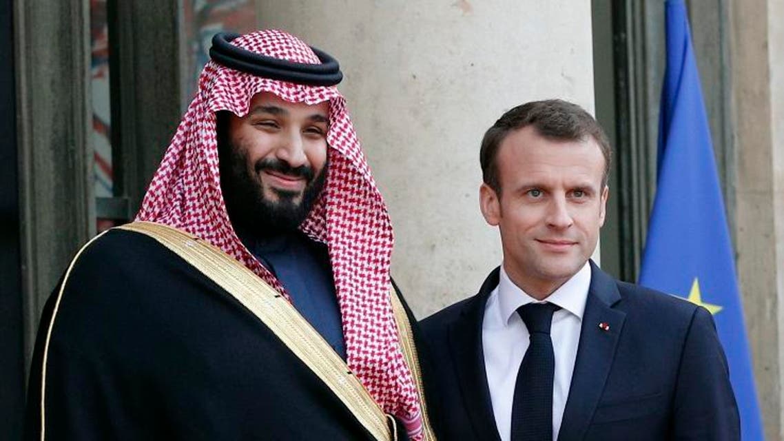macron mohammed bin salman ap