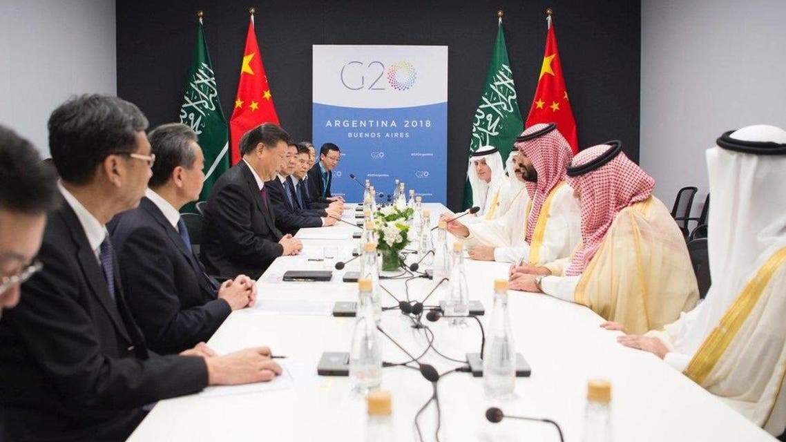 محمد بن سلمان ورئيس الصين