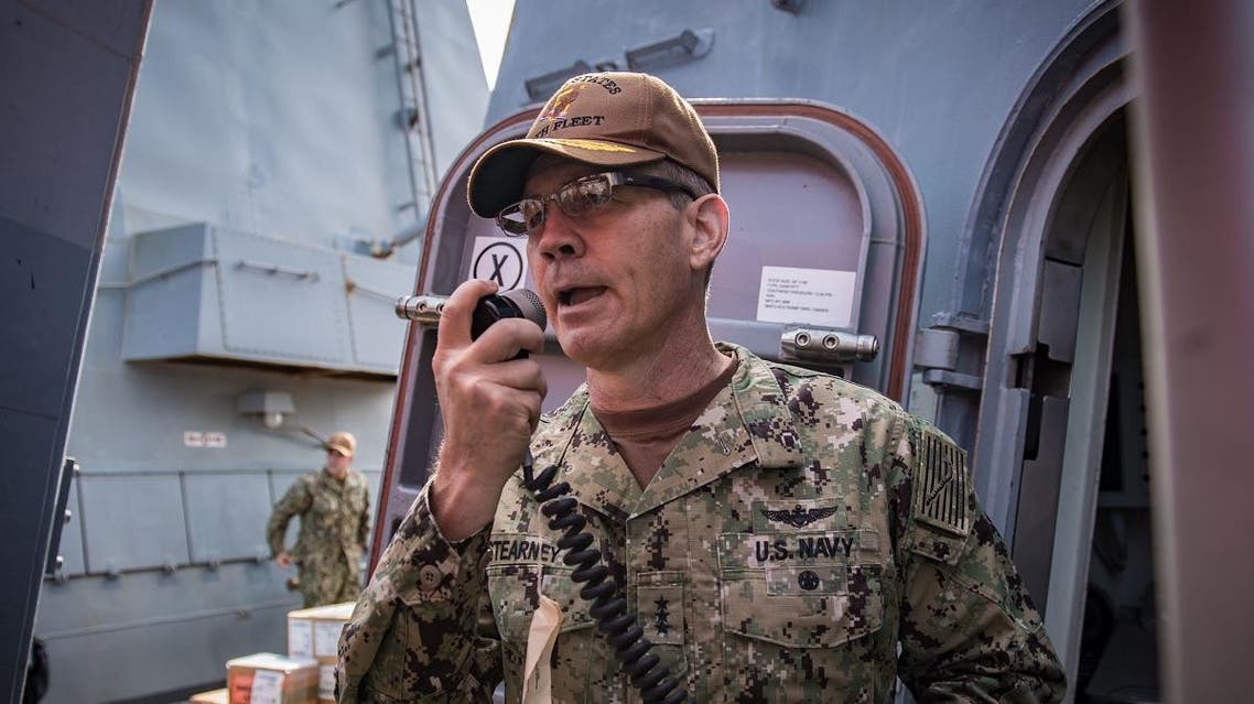 Vice admiral Scott Stearney, who began his post as commander of US Naval Forces Central Command -- including the US Fifth Fleet -- and Combined Maritime Forces in May, was found dead at his residence in the Gulf country. (AFP)